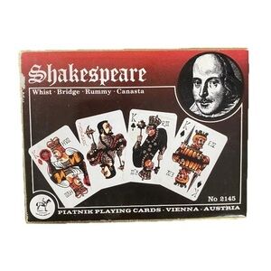 Vintage Platnik Austria Vienna Shakespeare Playing Cards